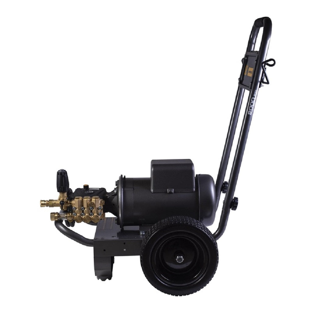 BE B205E34A 220Volt 13.2Amp 2000psi 3.5gpm Portable Three Phase Electric Pressure Washer with AR Pump