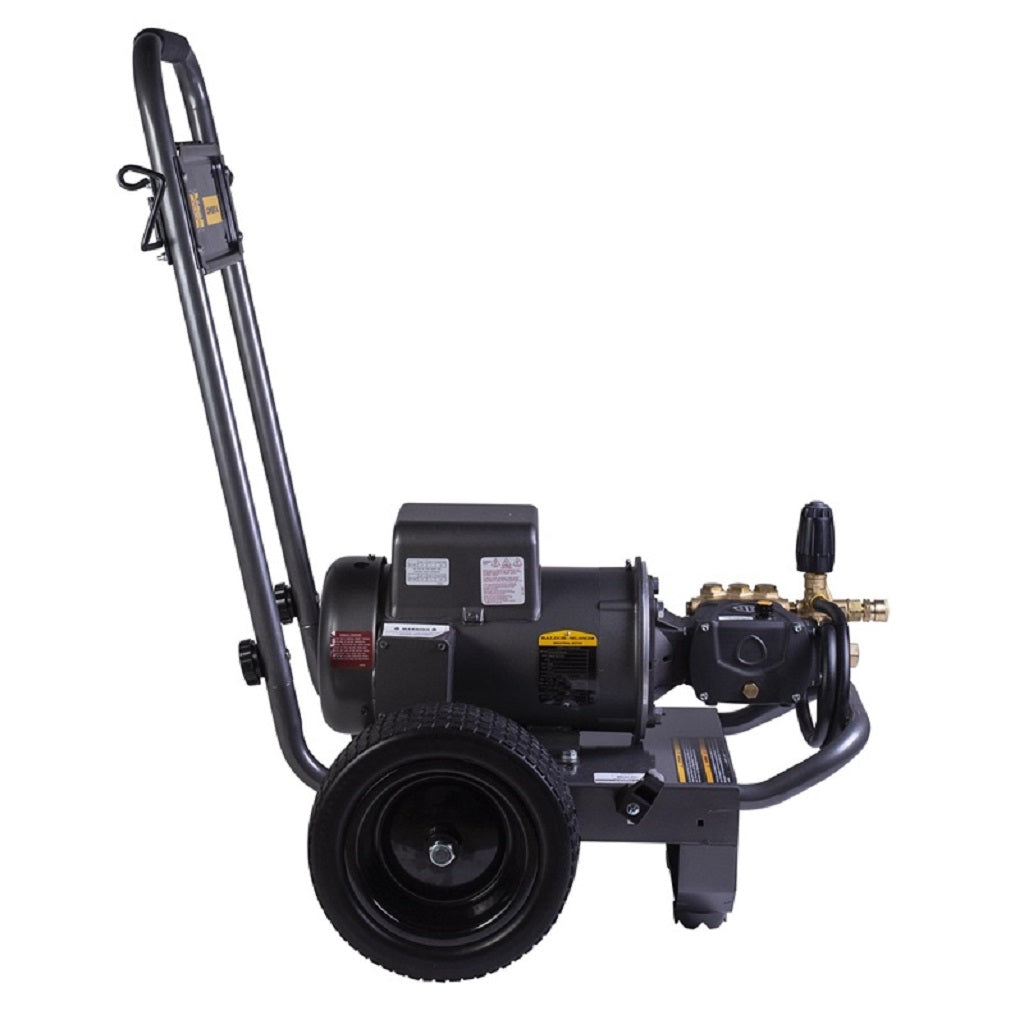 BE B2775EA 220Volt 32Amp 2700psi 3.5gpm Portable Electric Pressure Washer with AR Pump