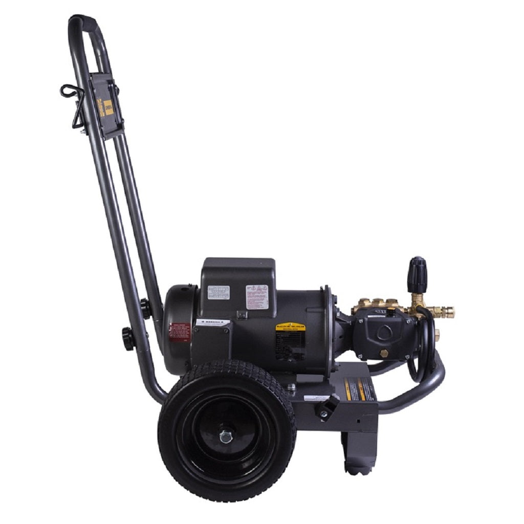 BE B205EA 220Volt 23Amp 2000psi 3.5gpm Portable Electric Pressure Washer with AR Pump