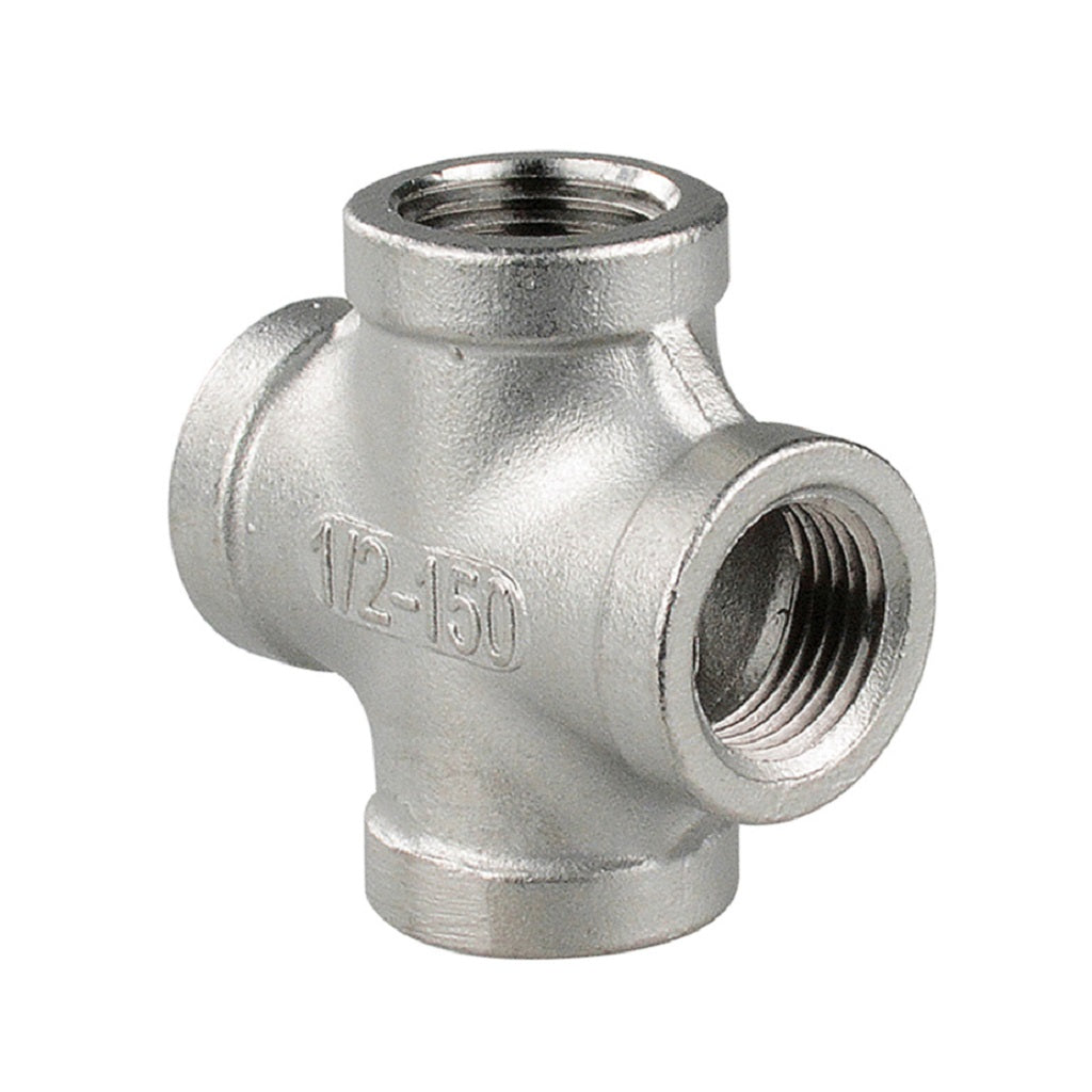 316 Stainless Steel NPT Pipe Cross