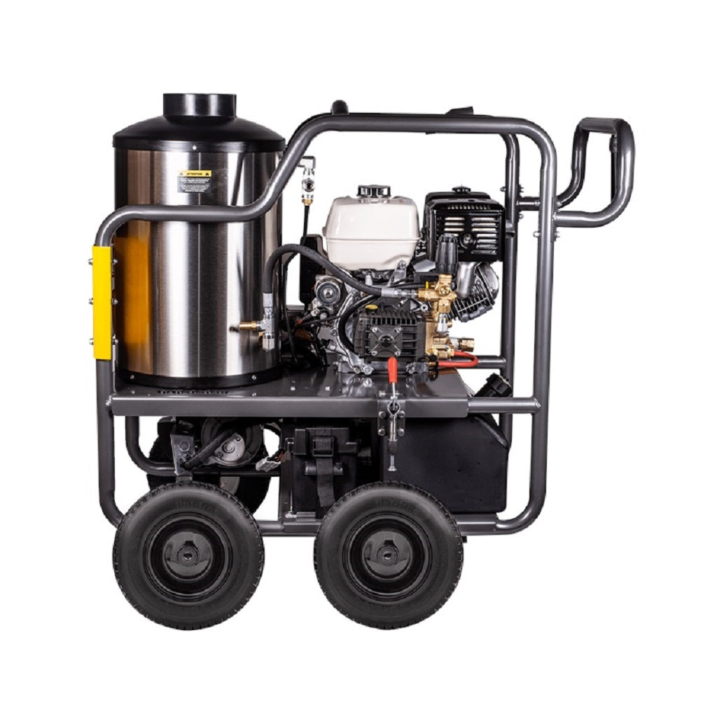 BE HW4013HG Honda Direct Drive Gas Pressure Washer Diesel Burner Portable Steel Frame General Pump