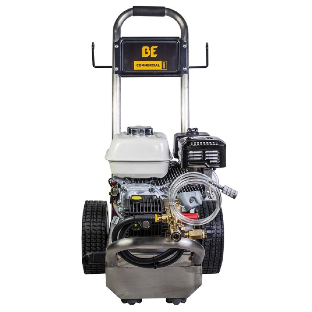 BE PE-2565HWSGENSP 2500psi 3.0gpm Honda Direct Drive Gas Pressure Washer Stainless Frame General Pump