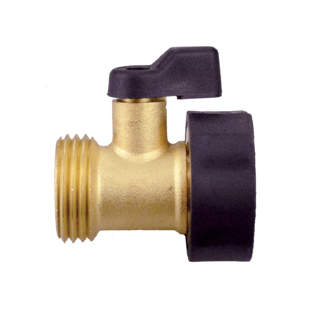 Brass Male x Female GHT Valve w Shut Off