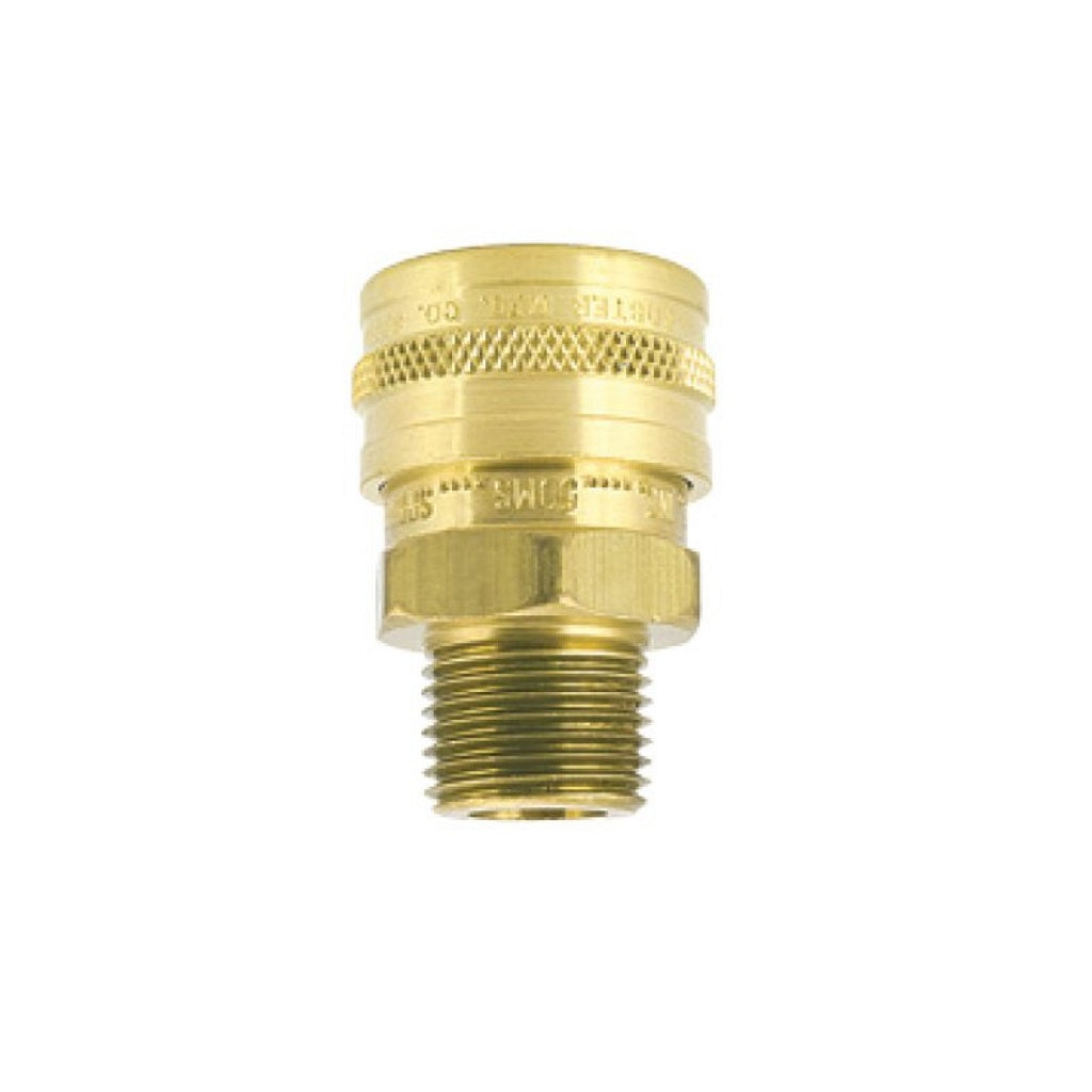 Quick Connect Coupler (Female Socket) x 1/4&quot; MPT Thread