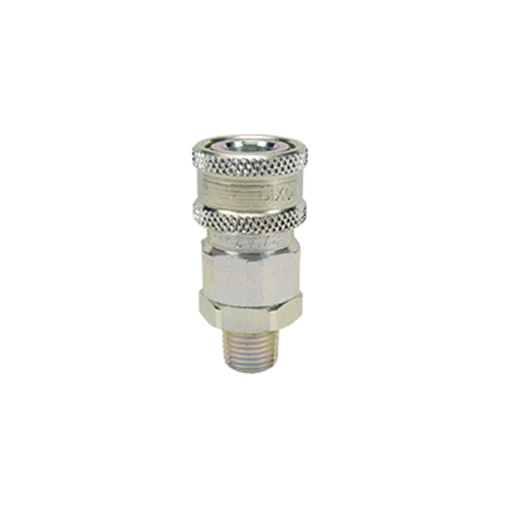 Quick Connect Coupler (Female Socket) x 1/4&quot; MPT Thread